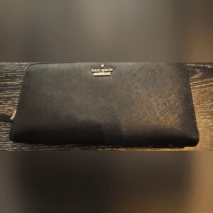 Kate Spade Black Zip-Around Wallet